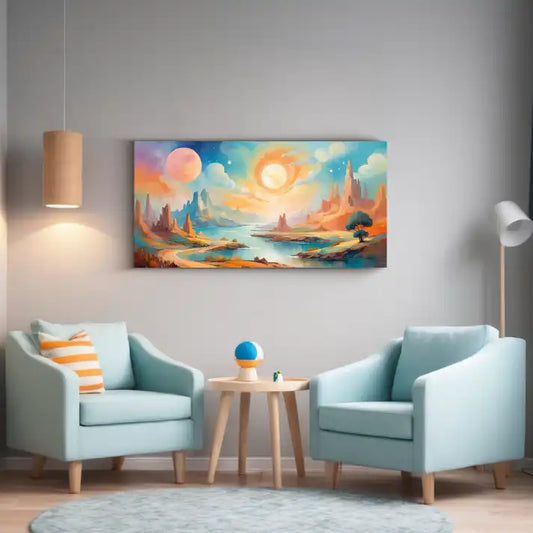 Canvas 50x100 cm / 20x40″ - Horizontal - Slim